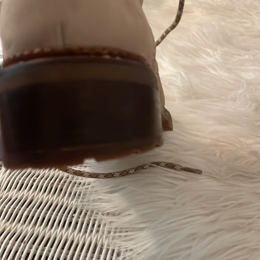 Frye Women's Tan Lace-Up Boots - Picture 4 of 4
